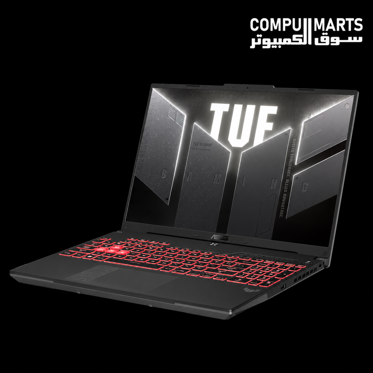 لابتوب الألعاب ASUS TUF A16 FA607NUG - معالج Ryzen 7 7445HS | بطاقة رسومات RTX 4050 سعة 6 جيجابايت | ذاكرة وصول عشوائي (RAM) سعة 16 جيجابايت | قرص SSD سعة 512 جيجابايت | شاشة 16-144 هرتز | نظام تشغيل Windows 11