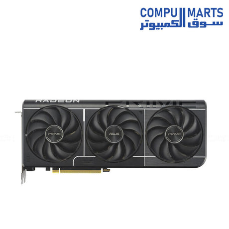 ASUS Radeon RX 9060 XT Prime OC Graphics Card – Front View