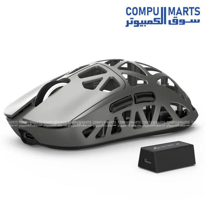 ATTACK SHARK R2 Magnesium Alloy Gaming Mouse – Black – 45g Ultra-Lightweight