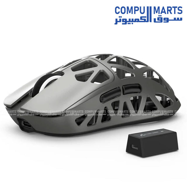 ATTACK SHARK R2 Magnesium Alloy Gaming Mouse – Black – 45g Ultra-Lightweight