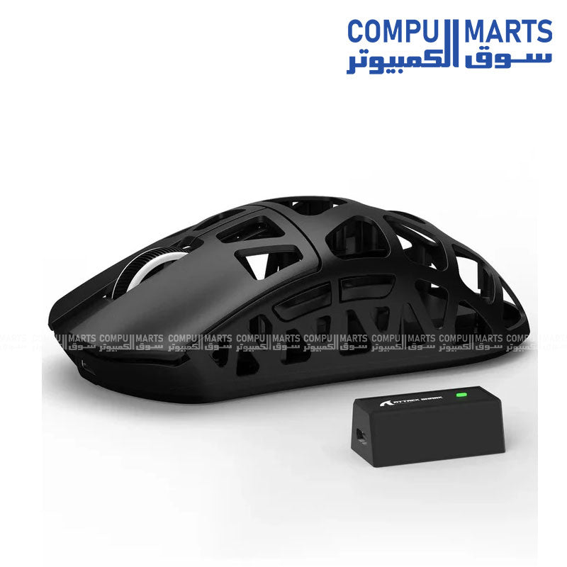 ATTACK SHARK R3 Superlight Gaming Mouse – Black – 46g Ultra Lightweight