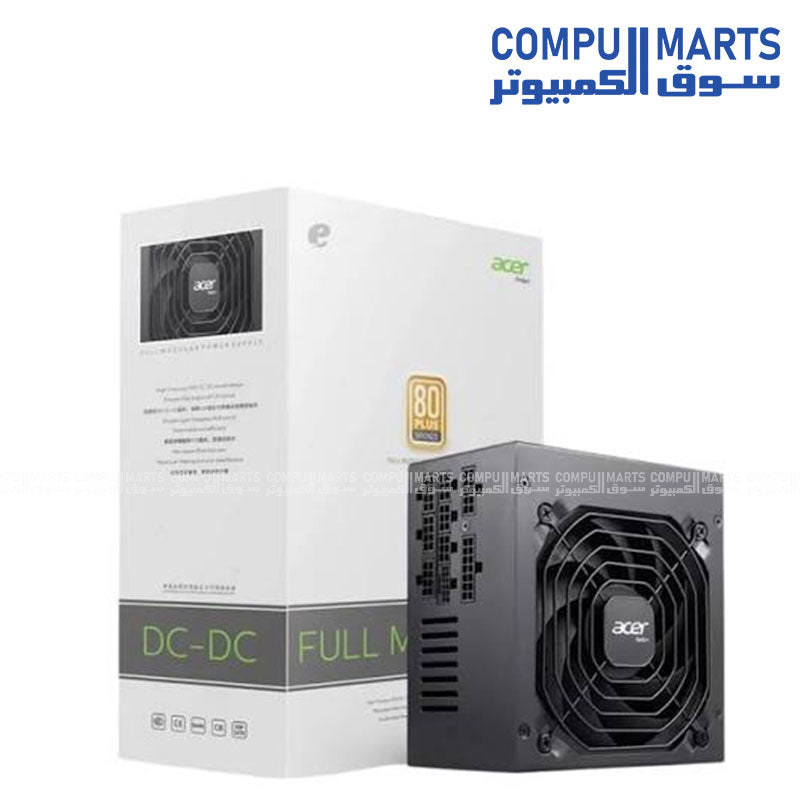 Acer AC-750 750W power supply with DC-DC Structure for Stability