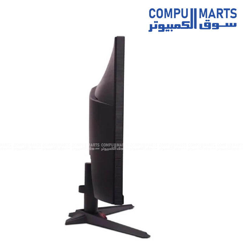 Acer VG240Y W3bmiipx 23.8 Inch Full HD IPS gaming monitor front view with anti-glare flat panel screen