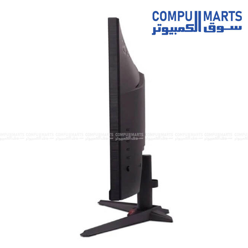 Acer VG240Y W3bmiipx monitor profile showing tilt angle and sleek black stand design available at Compumarts Egypt