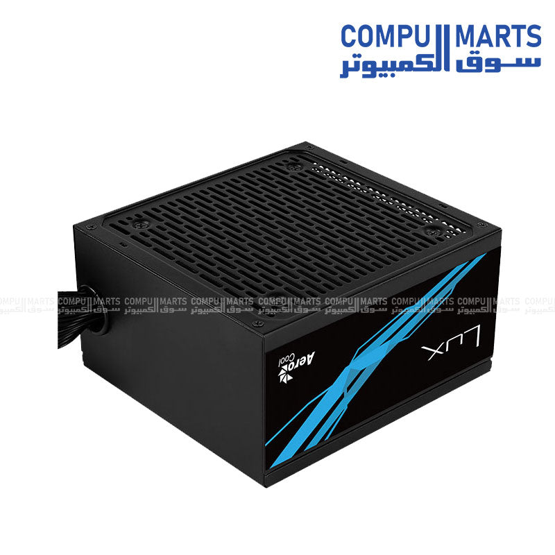 Aerocool LUX 750W – Power Supply Unit – Bronze Certified – Silent Fan – Flat Cables