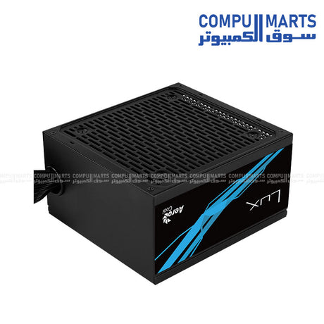 Aerocool LUX 750W โ Power Supply Unit โ Bronze Certified โ Silent Fan โ Flat Cables