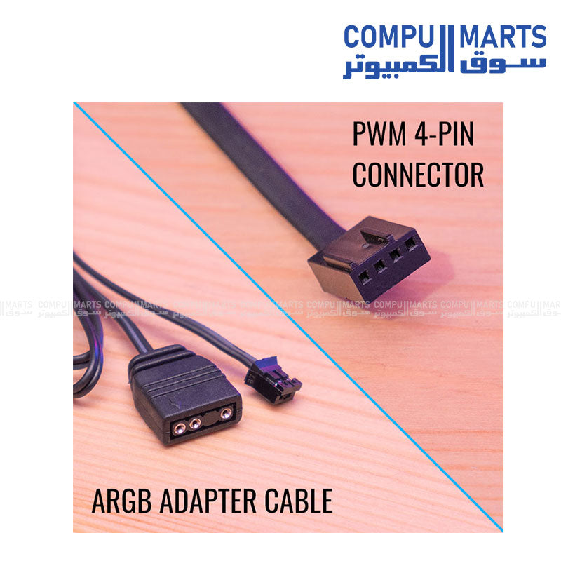 Aerocool Mirage 5 ARGB CPU Cooler Infinity Mirror RGB 5 Heatpipes Egypt