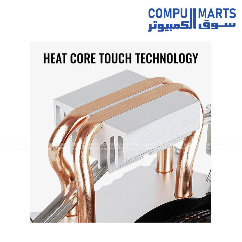 Aerocool Verkho 2 90mm PWM CPU Cooler with 6mm Heatpipes Egypt