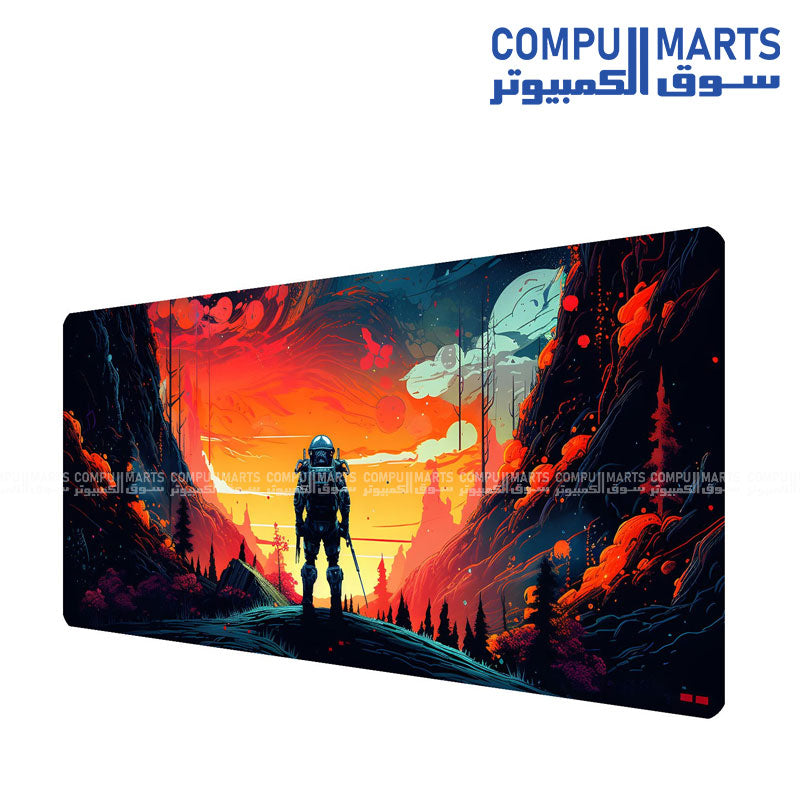 وسادات ماوس للألعاب XL - إصدار سريع | 70 × 30 سم - قاعدة مضادة للانزلاق