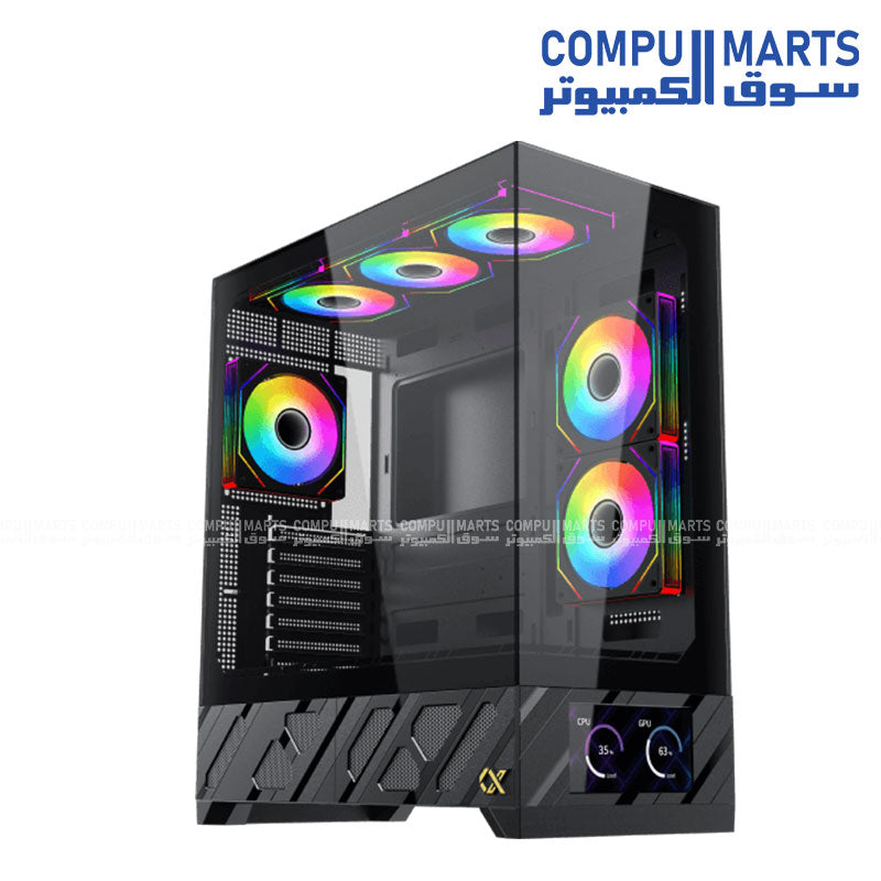 Xigmatek Alphard Pro Gaming Case – Smart LCD, ARGB, E-ATX | Egypt