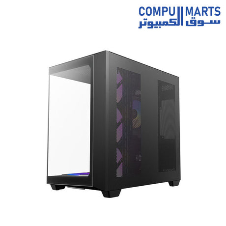 Antec C5 ARGB mid-tower ATX gaming case with tempered glass side panel, optimized airflow, and addressable RGB front fans for stylish high-performance builds.