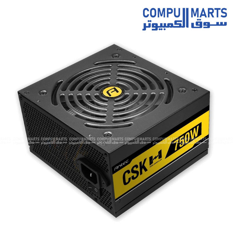 Antec CSK750H 750W 80+ Bronze Semi-Modular Power Supply – High-Efficiency Gaming PSU