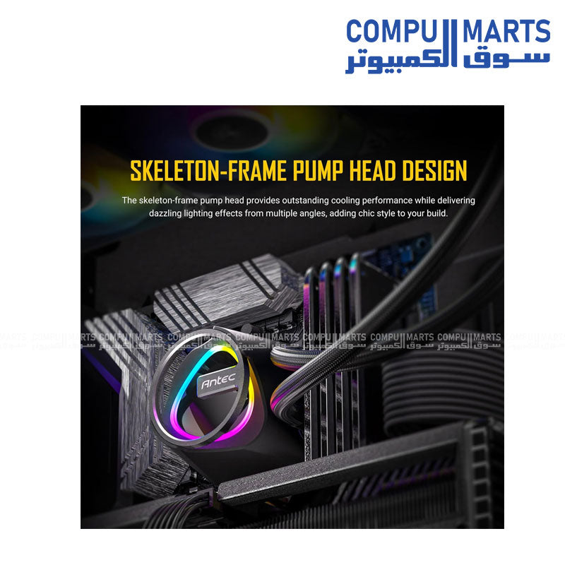 Antec Skeleton 360 ARGB Liquid CPU Cooler | Egypt