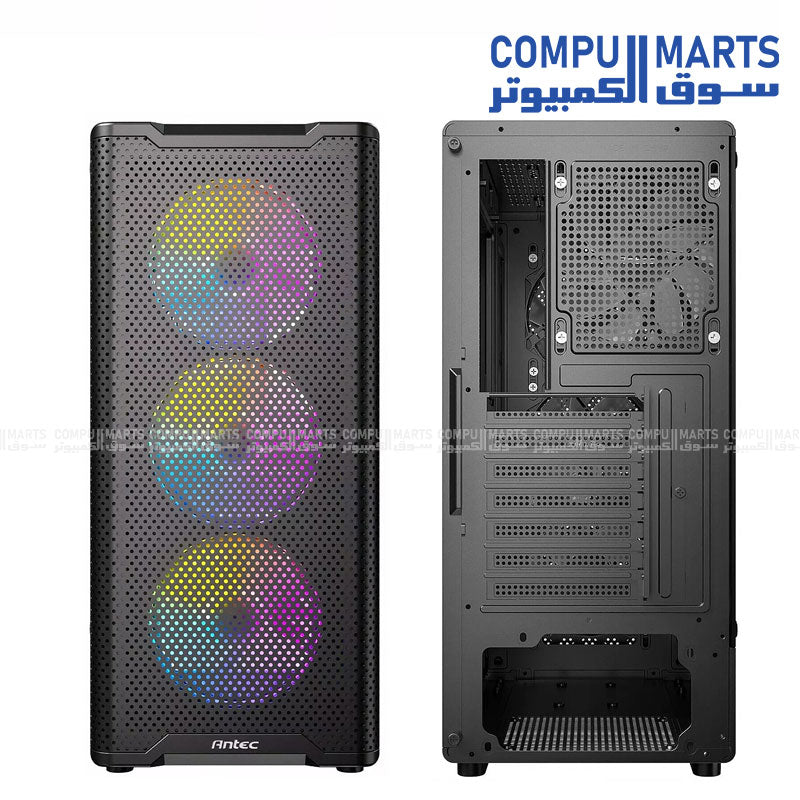 Antec VX310 ARGB Mid-Tower Case with 4 Fans and 650W PSU