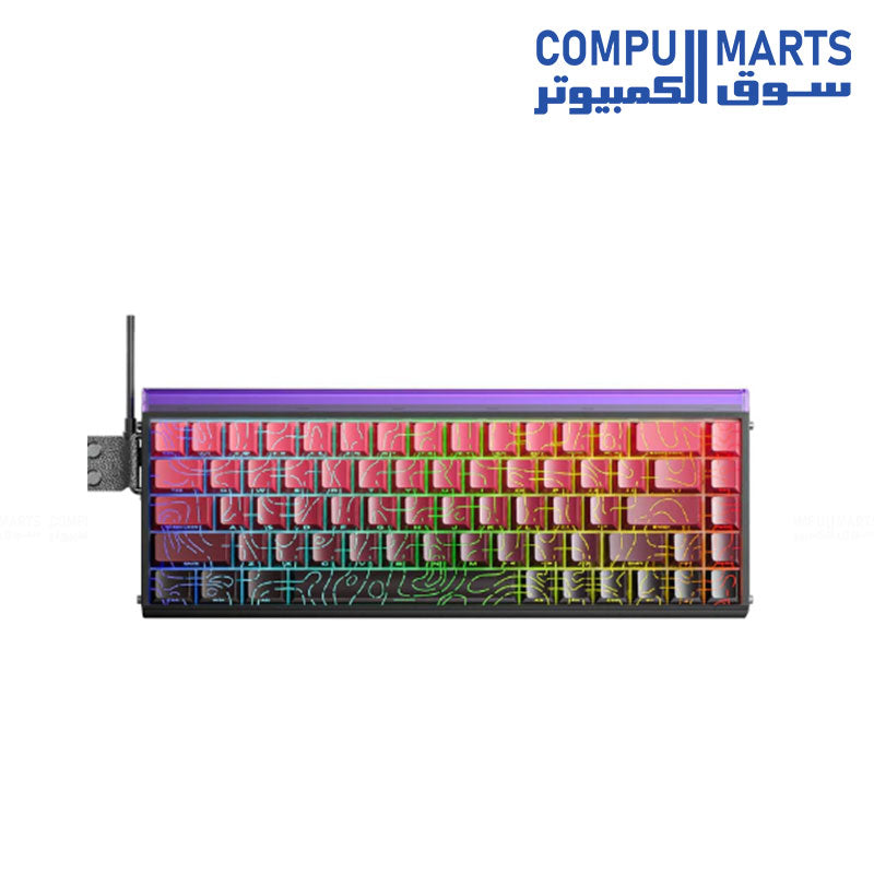 Aula HERO 68 Lighthouse Magnetic Keyboard with RGB Lighting and Metal Control Knob