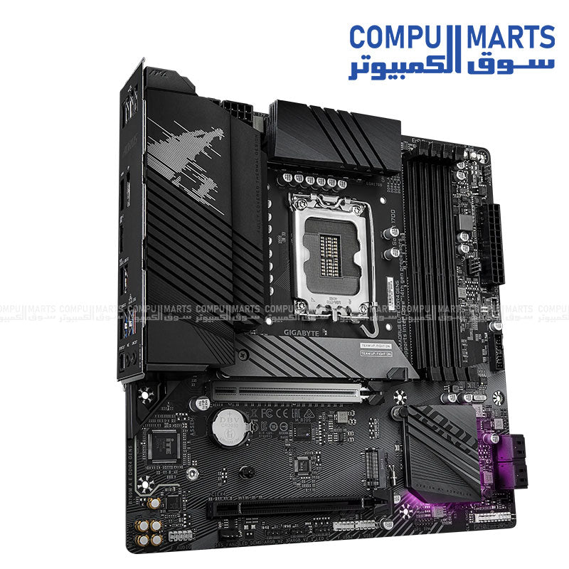 "لوحة أم جيجابايت B760M AORUS ELITE DDR4 تدعم Gen5 LGA1700"
