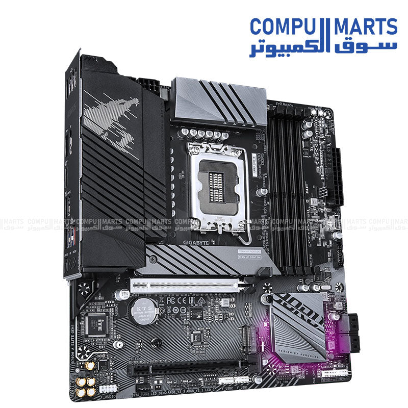 GIGABYTE B760M AORUS ELITE GEN5 DDR5 Motherboard – Intel LGA 1700, PCIe 5.0, mATX