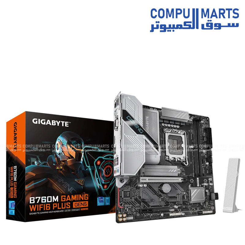 Gigabyte B760M Gaming WiFi6 Plus Gen5 motherboard – Intel LGA1700, DDR5, PCIe 5.0, 2.5GbE LAN – Egypt