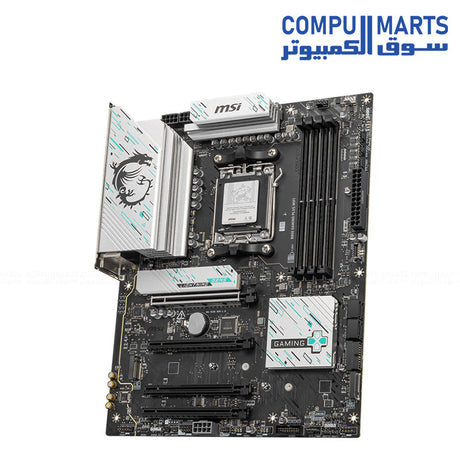 MSI B850 GAMING PLUS WIFI ATX Motherboard โ AMD AM5 Socket โ DDR5 Support โ PCIe 5.0, Wi-Fi 7, 5G LAN