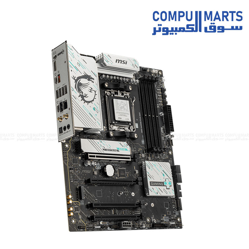 MSI B850 GAMING PLUS WIFI ATX Motherboard – AMD AM5 Socket – DDR5 Support – PCIe 5.0, Wi-Fi 7, 5G LAN
