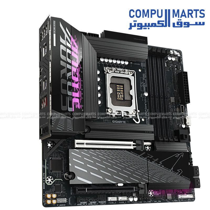 Gigabyte B860M AORUS ELITE motherboard – Intel LGA1851, DDR5, PCIe 5.0, 2.5GbE LAN – Egypt