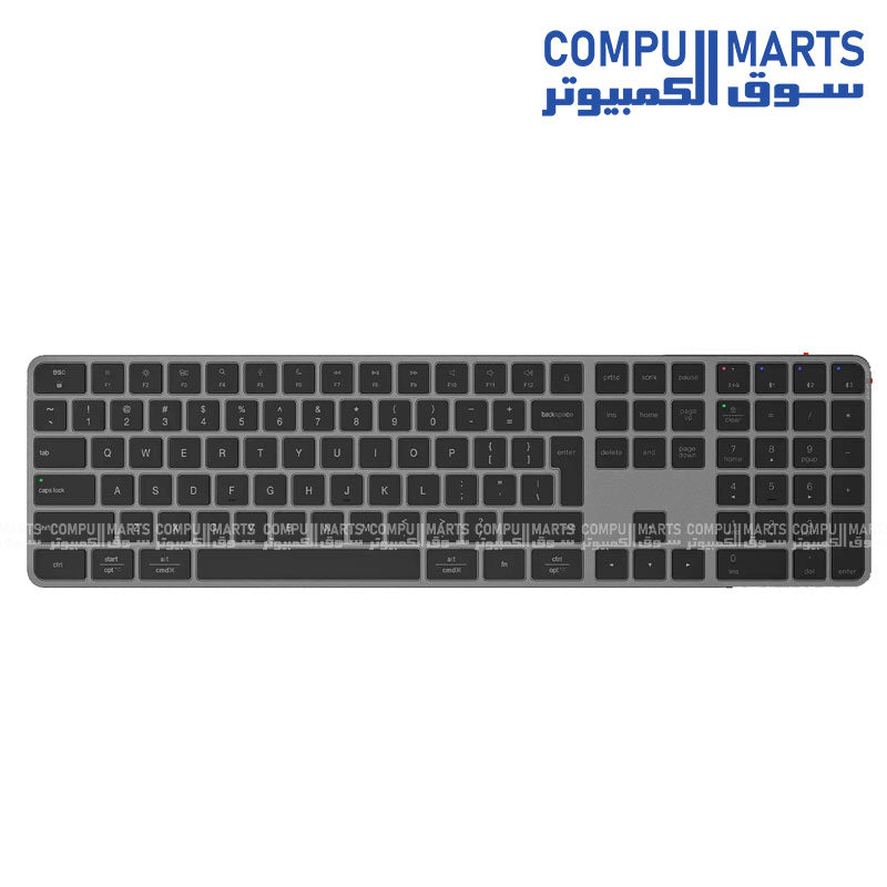 Meetion iKey C230 Quiet Slim Four Modes Keyboard and Mouse Combo black rechargeable design