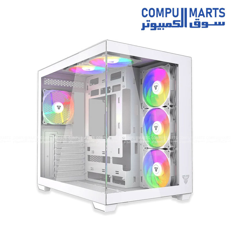 Fantech CG85X ATX gaming case with tempered glass