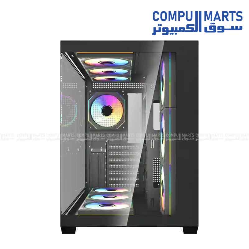 Fantech Lumina CG85X gaming case with 400 mm GPU support