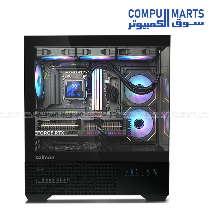 ZALMAN CHRONIX V2 USB-C Front Panel Design