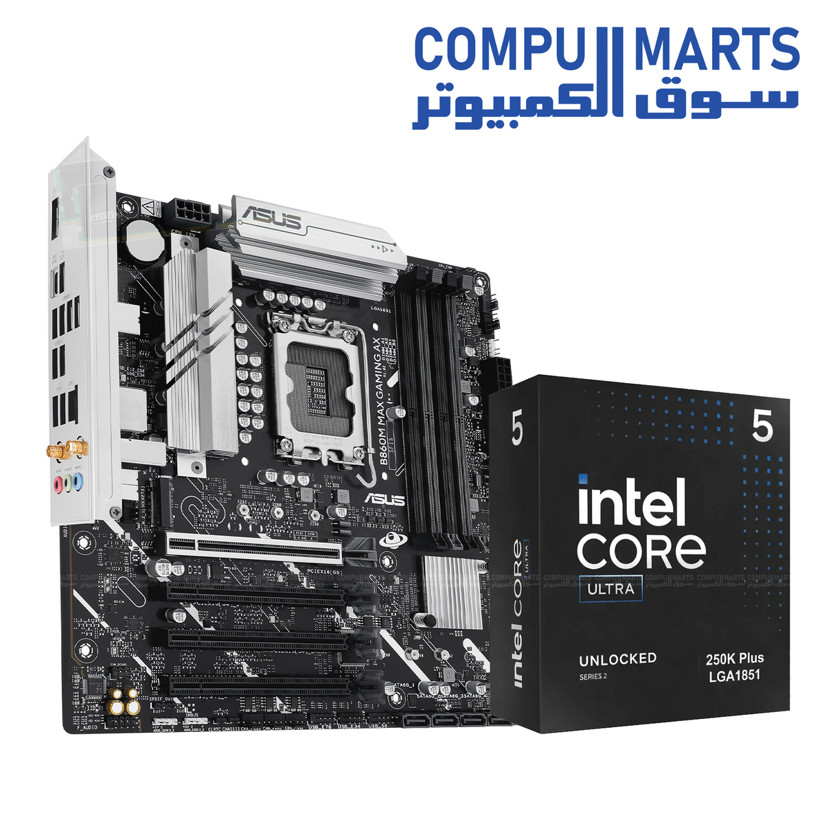 CMK 1 Intel Core Ultra 5 250K Plus and ASUS B860M MAX GAMING AX Bundle