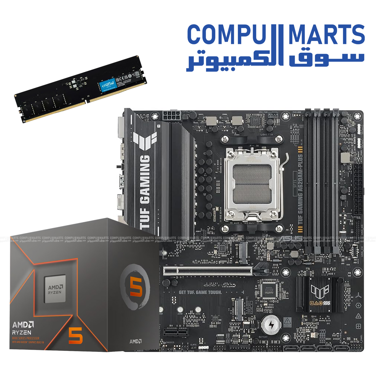 Ryzen 5 8500G bundle with ASUS TUF A620M-PLUS and 16GB DDR5 4800MHz RAM