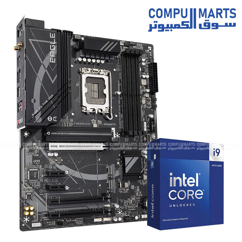 CORE I9-14900KF + GIGABYTE Z790 Eagle AX ATX DDR5