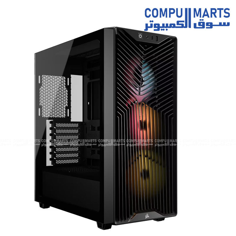 3200D RS ARGB – PC Case – Corsair – Mid Tower Airflow RGB Tempered Glass ATX Compatible