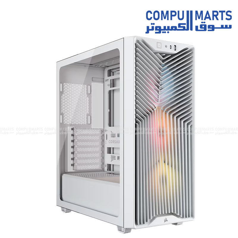3200D RS ARGB – PC Case – Corsair – Mid Tower Airflow RGB Tempered Glass ATX Compatible