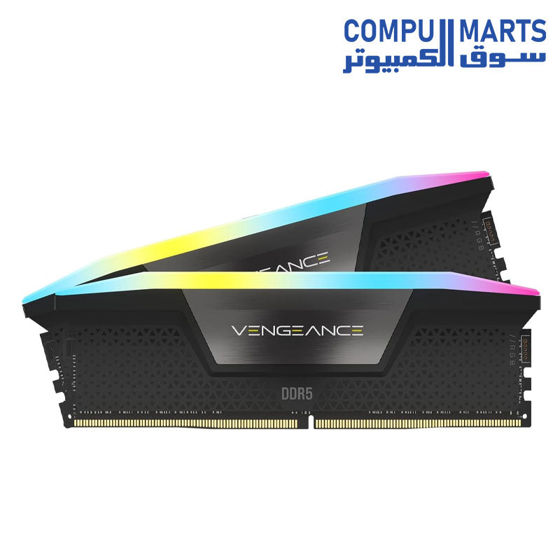 CORSAIR VENGEANCE – 6000MHz Compumarts RGB iC (2x48GB) سوق - 96GB DDR5 الكمبيوتر RAM XMP CL30 Intel