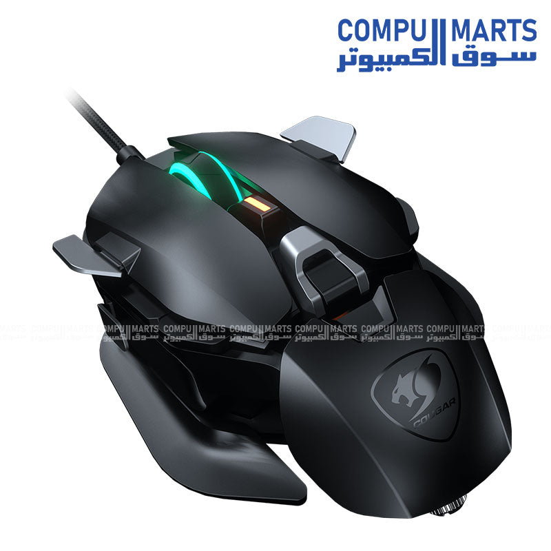 COUGAR-Dualblader–Modular-Gaming-Mouse–Cougar–12-Buttons–RGB-Lighting–16000-DPI
