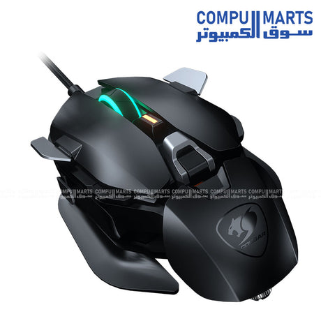 COUGAR-Dualblader–Modular-Gaming-Mouse–Cougar–12-Buttons–RGB-Lighting–16000-DPI