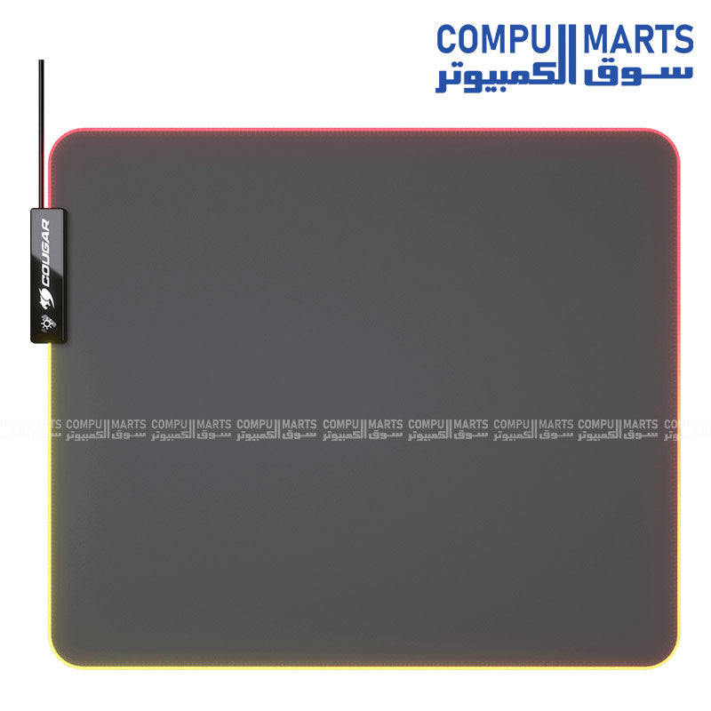 COUGAR-NEON–Mouse-Pad–COUGAR–RGB-Backlit–Anti-Slip–Water-Resistant