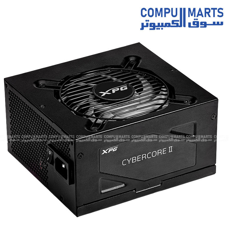 XPG Cybercore II 1000W / 1300W 80 Plus Platinum Fully Modular ATX 3.1 Power Supply with 120mm fan and 10-year warranty – Egypt