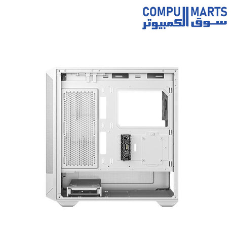 Antec NX416L mid-tower ATX gaming case with high-airflow mesh front panel, tempered glass side, 2 x 160mm ARGB fans and 1 x 120mm ARGB fan included, optimized cooling support