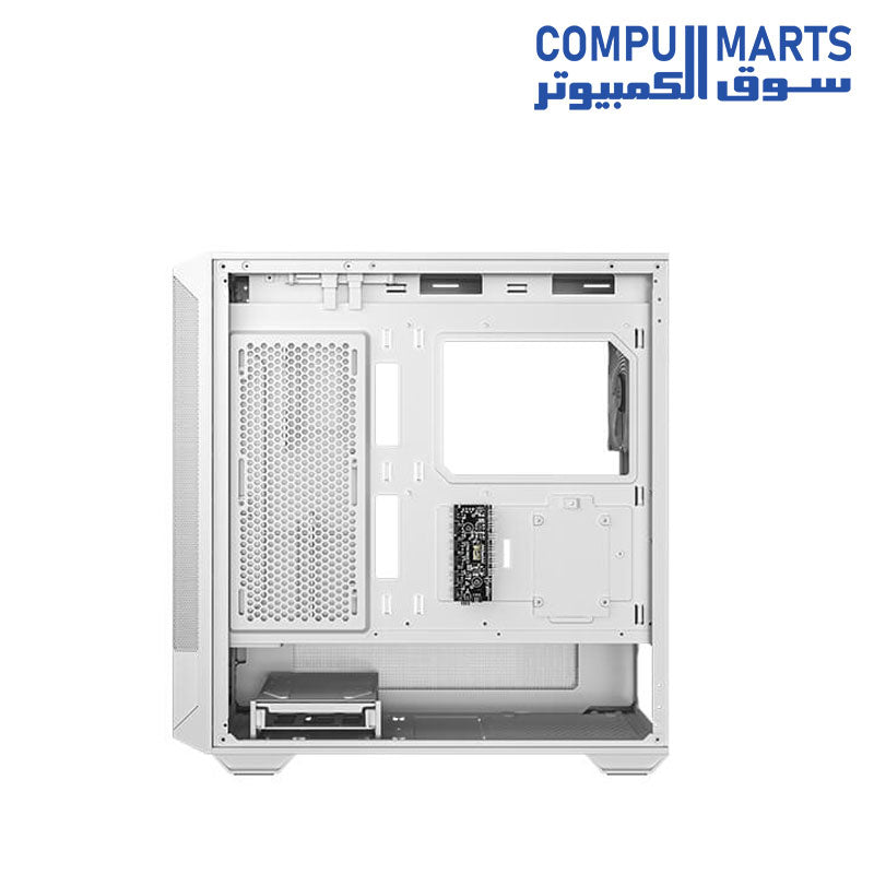 Antec NX416L mid-tower ATX gaming case with high-airflow mesh front panel, tempered glass side, 2 x 160mm ARGB fans and 1 x 120mm ARGB fan included, optimized cooling support