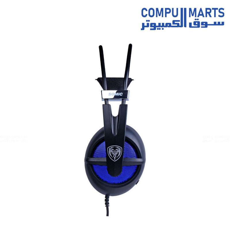 P-6 Casti-Somic Headphone-gaming -Black-On-Ear