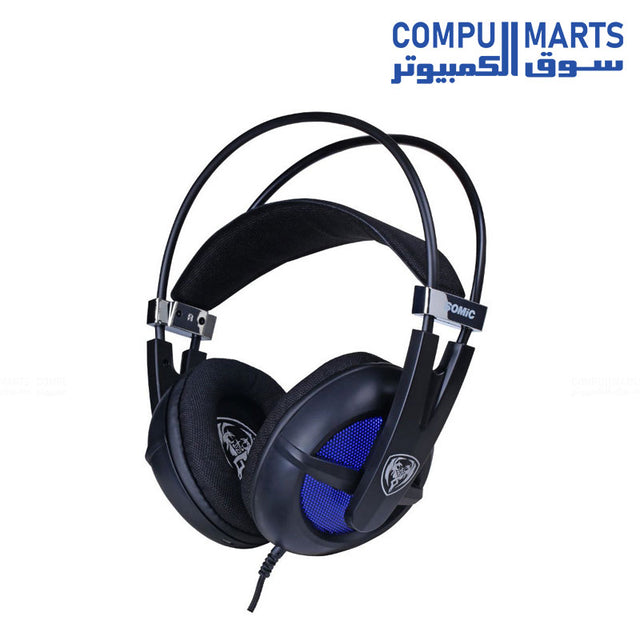 P-6 Casti-Somic Headphone-gaming -Black-On-Ear