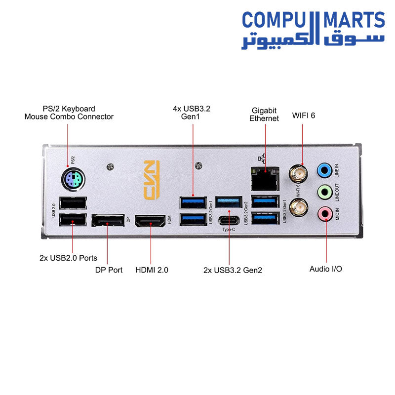 CVN-Z590M-Gaming-Frozen-V20-Motherboard-Colorful-LGA1200-Micro-ATX