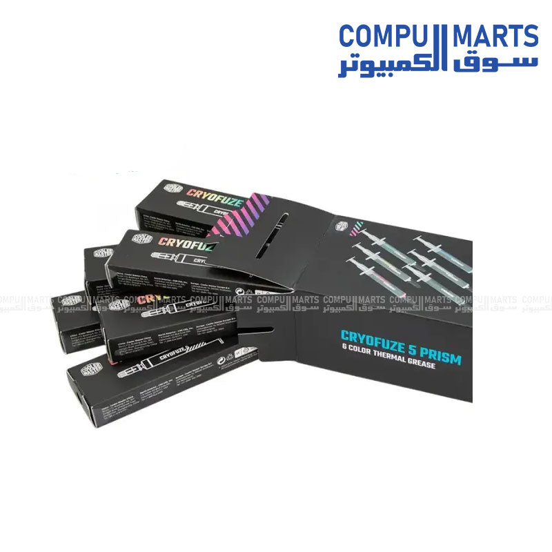 Cooler Master CryoFuze 5 Prism Thermal Paste – high-performance CPU and GPU thermal compound with prism effect