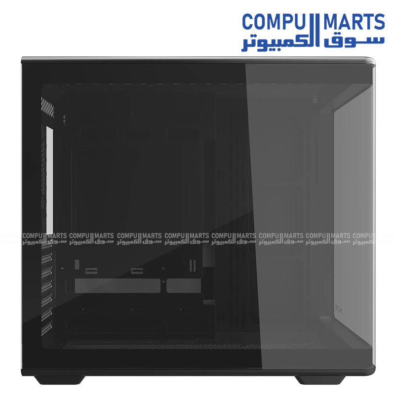 Cooler Master Elite 600 ARGB ATX mid tower cabinet with tempered glass side panel and RGB lighting for gaming PC setup