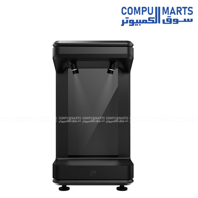 Black mid tower PC case with Mini-ITX Micro-ATX ATX and BTF motherboard support available for PC case Egypt buyers