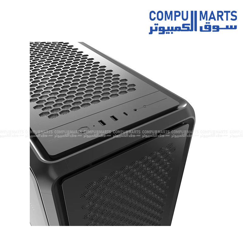 Cooler Master MasterFrame 600 Black Mid Tower Case Tempered Glass