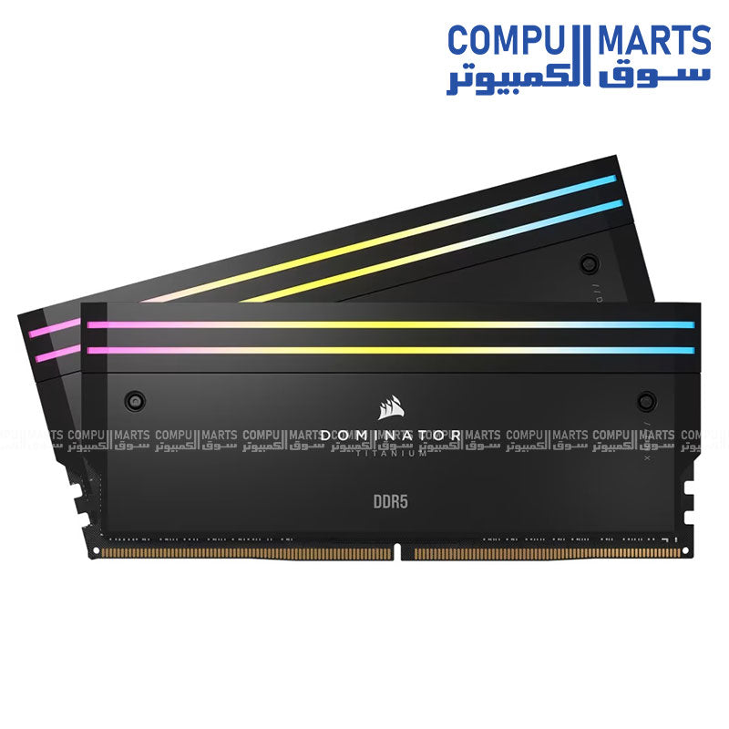 Corsair Dominator Titanium 96GB DDR5 RAM – Desktop Memory – Corsair – 7000MHz RGB Intel XMP