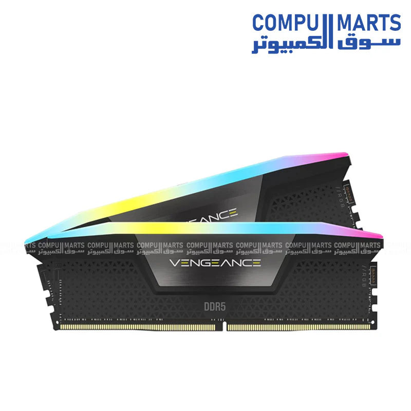 Corsair VENGEANCE 128GB (2x64GB) DDR5 6000MT/s CL40 Memory Kit – Black